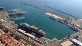 MERCANCÍAS. Vista aérea del puerto de Almería.
