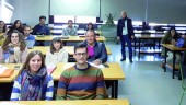 APRENDIZAJE. José María Moya, en la presentación de su programa informático ante los alumnos de la Universidad de Málaga.