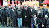 GALARDÓN. Componentes de la Orden de San Juan de Dios, alumnos y una representación municipal de Albanchez, en el acto de entrega del premio.