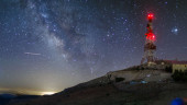 CIELO NOCTURNO. La Reserva Starlight de la Sierra Sur de Jaén ofrece la posibilidad de observar las estrellas que estampan el cielo jiennense.
