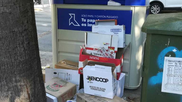 Quejas por la basura en la Avenida de los Escuderos