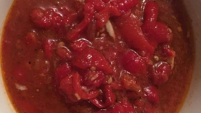 Ensalada de pimientos rojos o asadillo