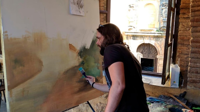 Lienzos, pinceles y artistas toman Castellar para que se llene de arte