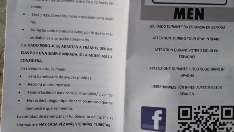 Mensaje en la calle: “Cualquier mujer puede denunciarle”