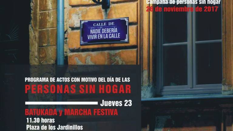 Cáritas organiza diferentes actos por el Día de las Personas sin Hogar