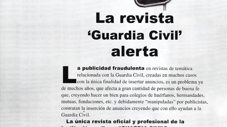Estafan a comercios empleando el nombre de la Guardia Civil