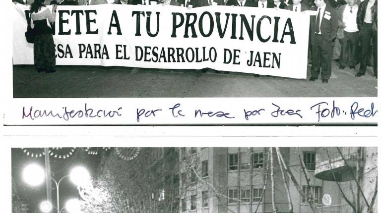 <span style=text-transform:uppercase>MANIFESTACIÓN mesa para el desarrollo de jaén. febrero DE 1992 </span>