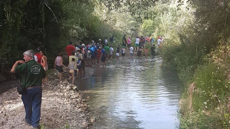 Casi mil jiennenses reivindican la restauración del paraje natural de Los Cañones