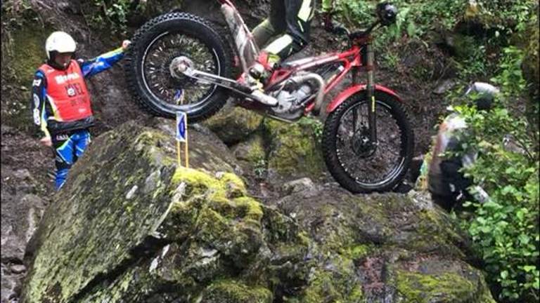 José María Moral se sube al podio en el Campeonato de España de Trial