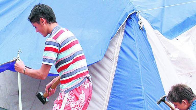 Las zonas de acampada, a la cola de toda la comunidad