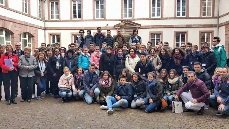 Alumnos de Marmolejo por tierras francesas