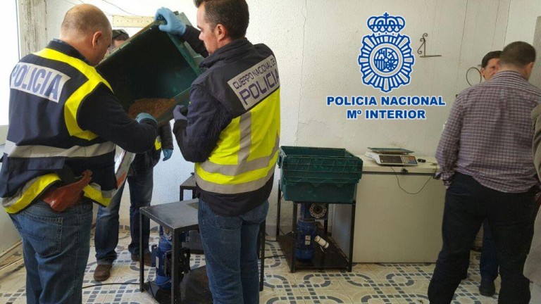 Detienen en Jaén a cuatro personas y se incauta de más de quinientos kilos de tabaco de contrabando