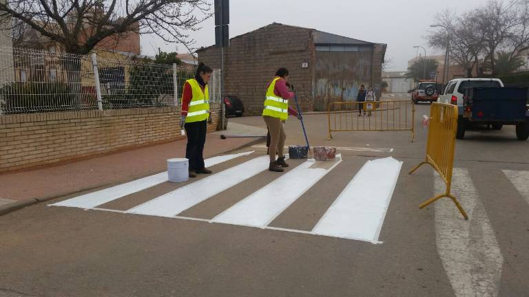 Mejora de las calles en Navas