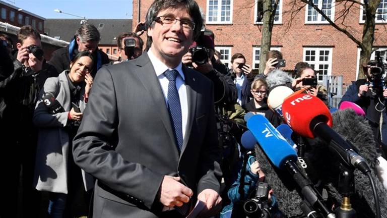 Las declaraciones de Puigdemont al salir de la cárcel