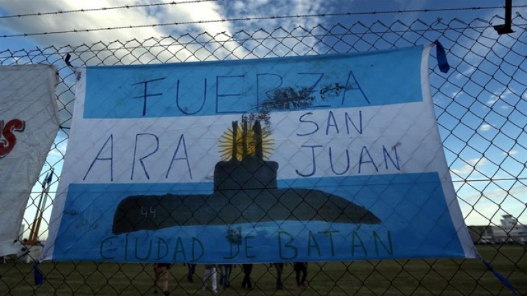 La Armada argentina confirma que hubo una “explosión” en el submarino desaparecido