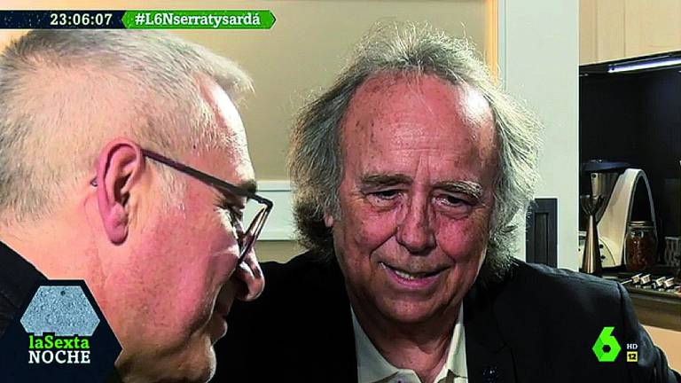 Serrat explica a Xavier Sardà por qué no sería un ministro