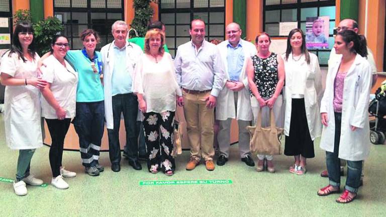 Visita al centro de salud de Pozo Alcón