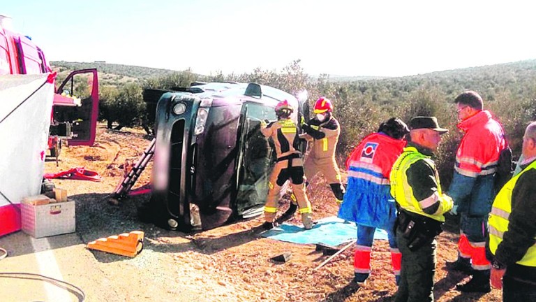 Accidente de tráfico en Andújar