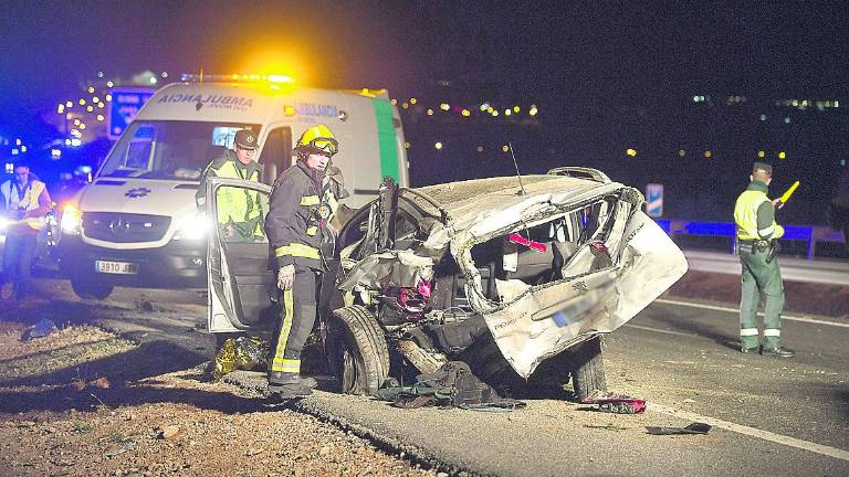 Accidente con un muerto y un herido grave en la A-44 en sentido Granada