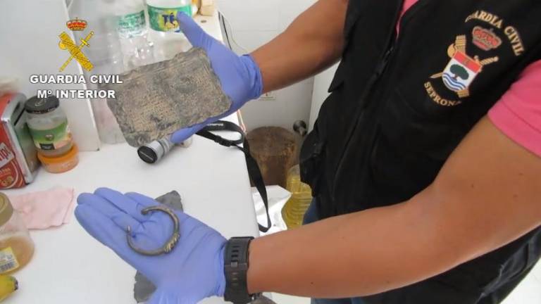 6 detenidos por el expolio de más de 750 piezas arqueológicas