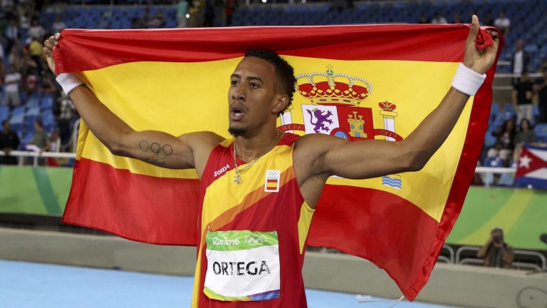 Orlando Ortega se cuelga la medalla de plata en 100 metros vallas