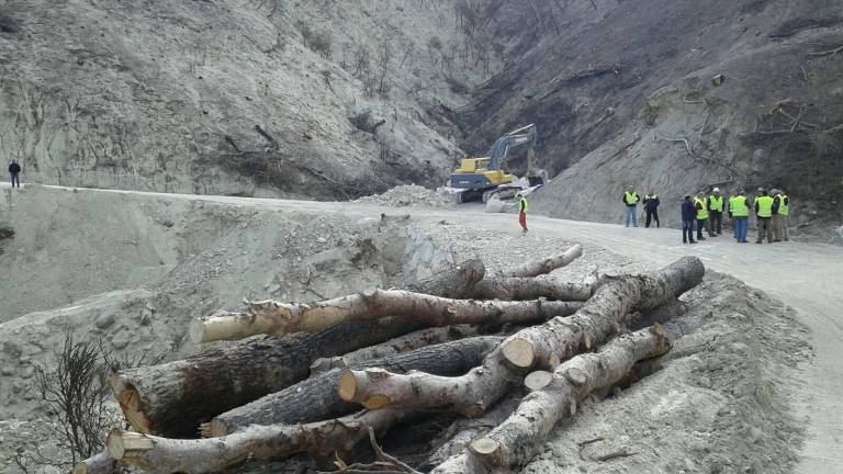 Concluyen los trabajos de emergencia en la zona afectada por el incendio de Quesada