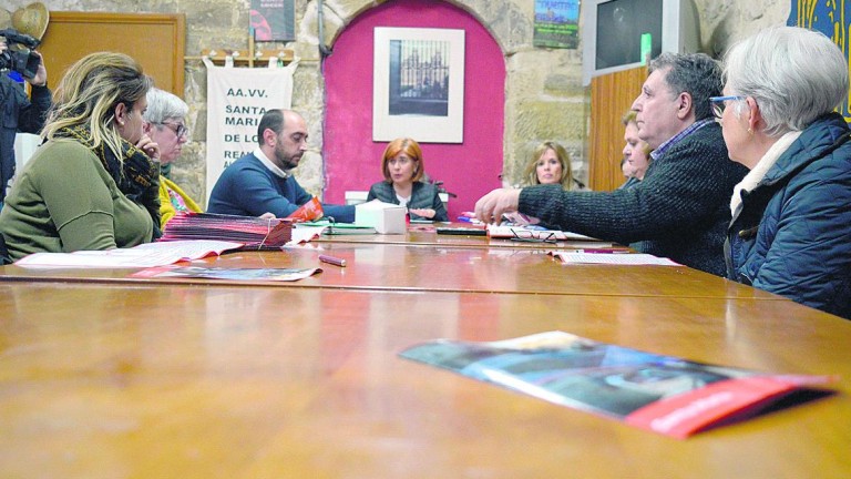 Reunión del PSOE con “Santa María”