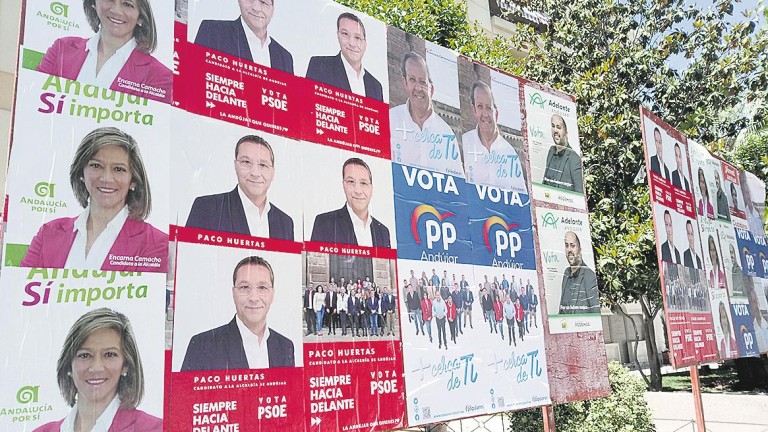 La campaña electoral “empapela” los barrios