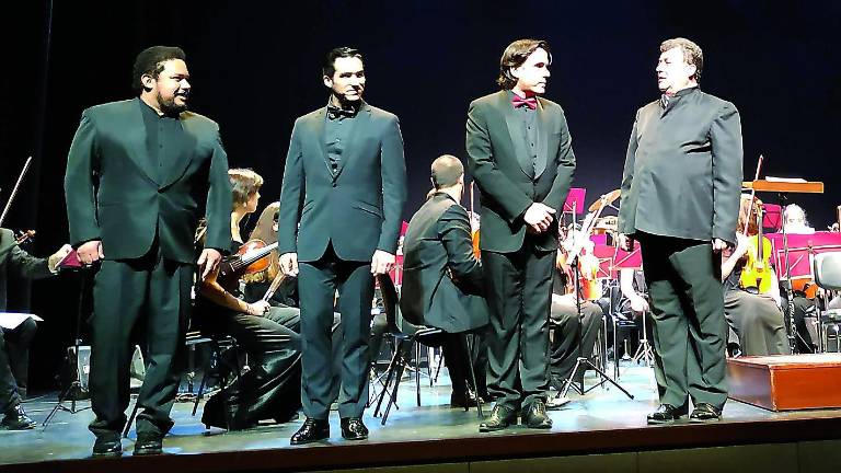 Un homenaje lírico a los tres tenores