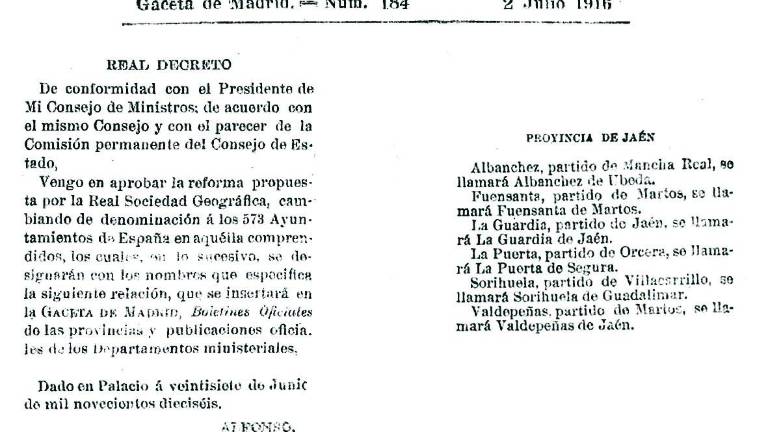 Seis municipios cumplen cien años del cambio en su nombre