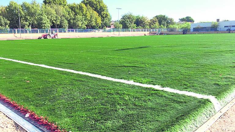 Remodelación del campo de fútbol