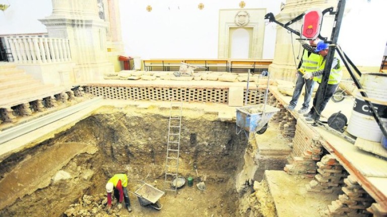 La actividad vuelve al convento de La Guardia tras la reconstrucción de la cripta