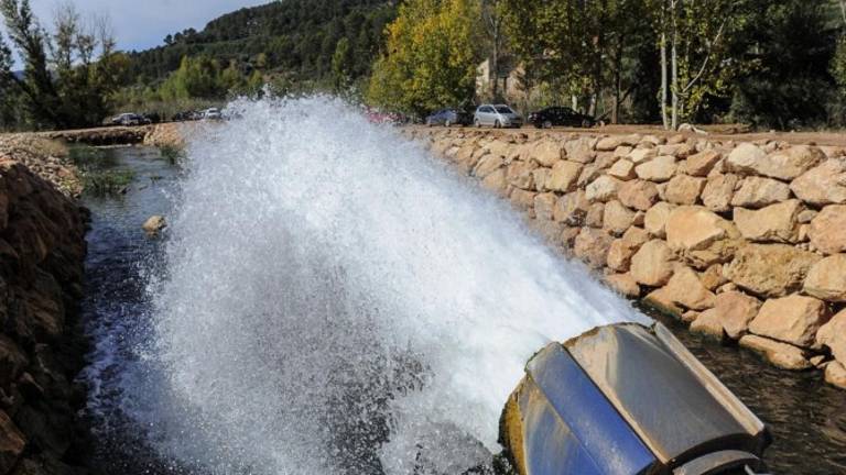 Finaliza el vaciado técnico de la presa de Siles