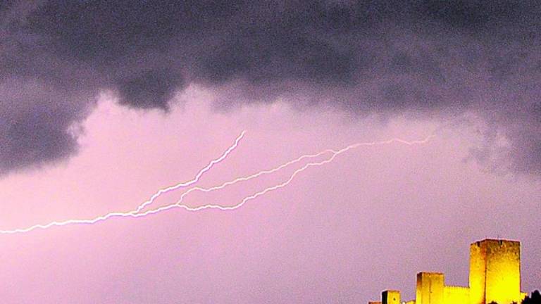 Mañana, aviso amarillo por tormentas en Jaén