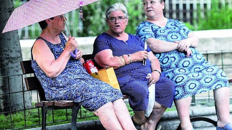 Las lluvias remiten y las temperaturas suben