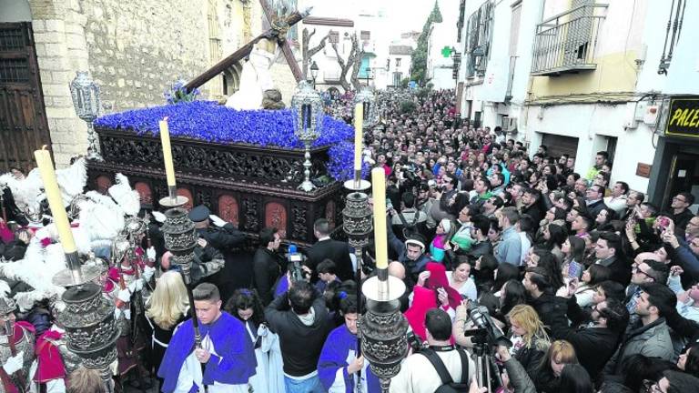 Nuestro Padre Jesús de la Caída en la Plaza de la Magdalena de Jaén