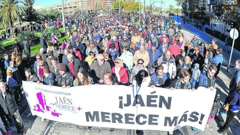 “Jaén merece más” se manifestará en Madrid el 31 de marzo