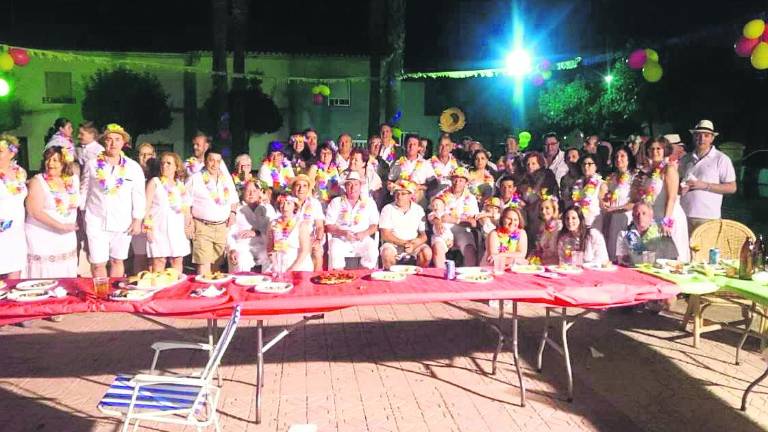 Fiesta hawaiana en Mengíbar