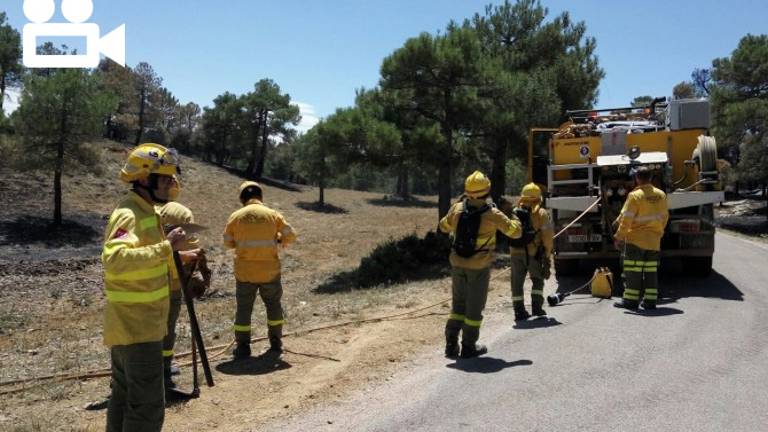 La investigación apunta a que el incendio de Segura fue intencionado