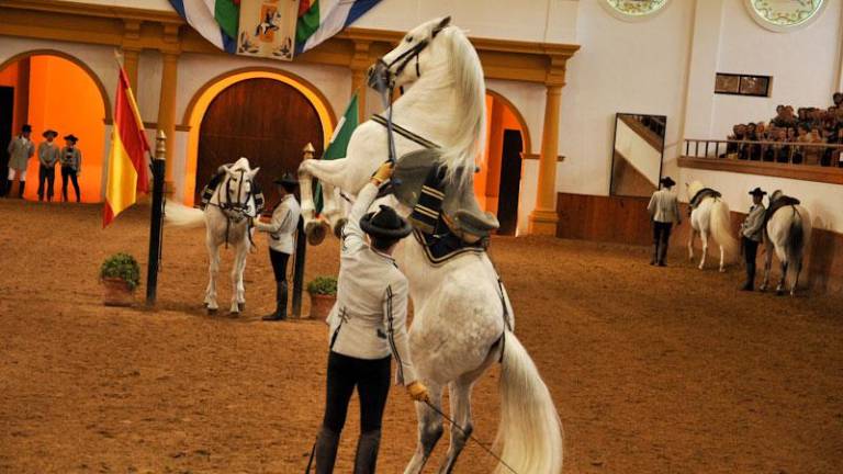 Espectáculo con la Real Escuela de Arte Ecuestre en Andújar