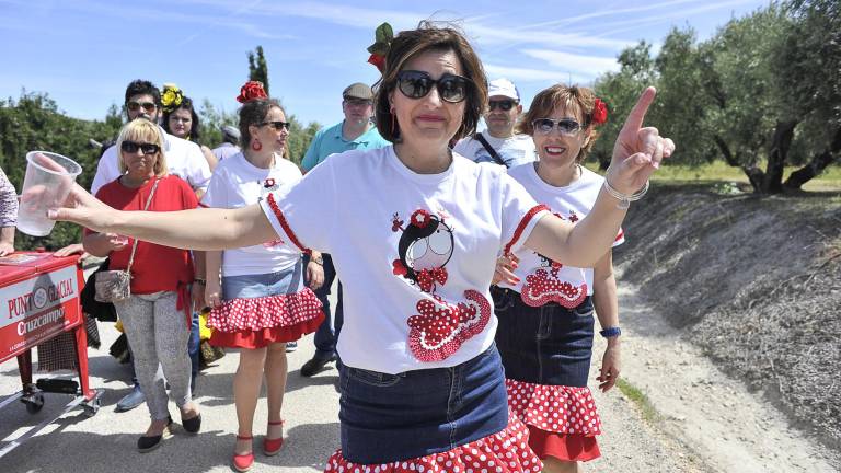 La Virgen del Carmen brilla en los parajes de la pedanía