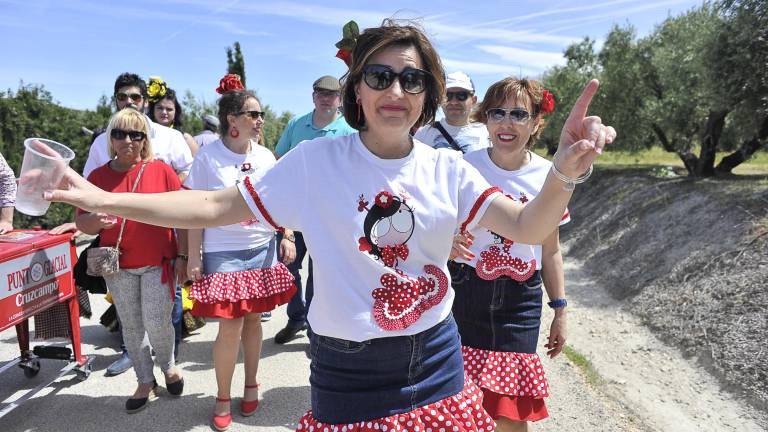 La Virgen del Carmen brilla en los parajes de la pedanía