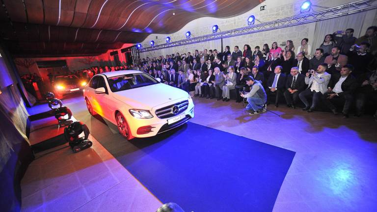 Jadisa luce el Mercedes Clase E