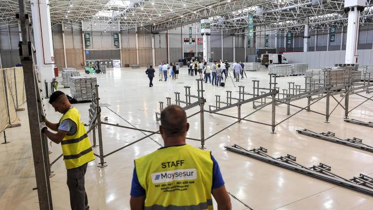 El pabellón de Ifeja toma forma para convertirse en una pista