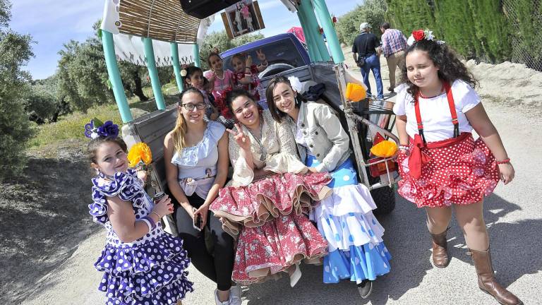 La Virgen del Carmen brilla en los parajes de la pedanía