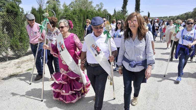 La Virgen del Carmen brilla en los parajes de la pedanía