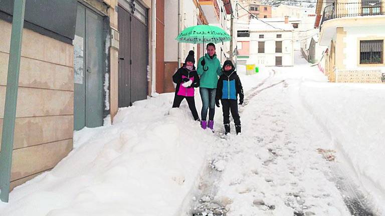 Más de treinta centímetros de nieve en zonas de alta montaña