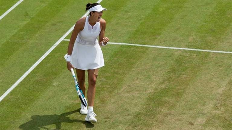 Muguruza sigue firme en Wimbledon y se mete en semifinales