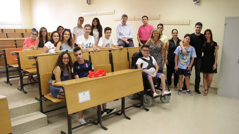 Quince estudiantes participan en el “Campus Inclusivo” de la UJA