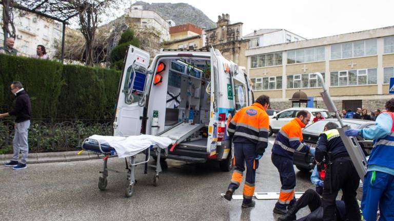 Atropello a un policía local de Martos